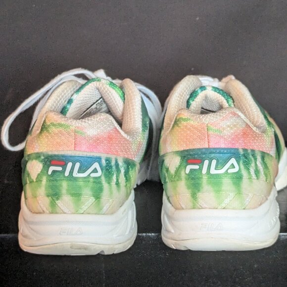 Fila Axilus Tie Dye Energized Tennis/Pickleball Women' Athletic Shoes - Picture 6 of 8